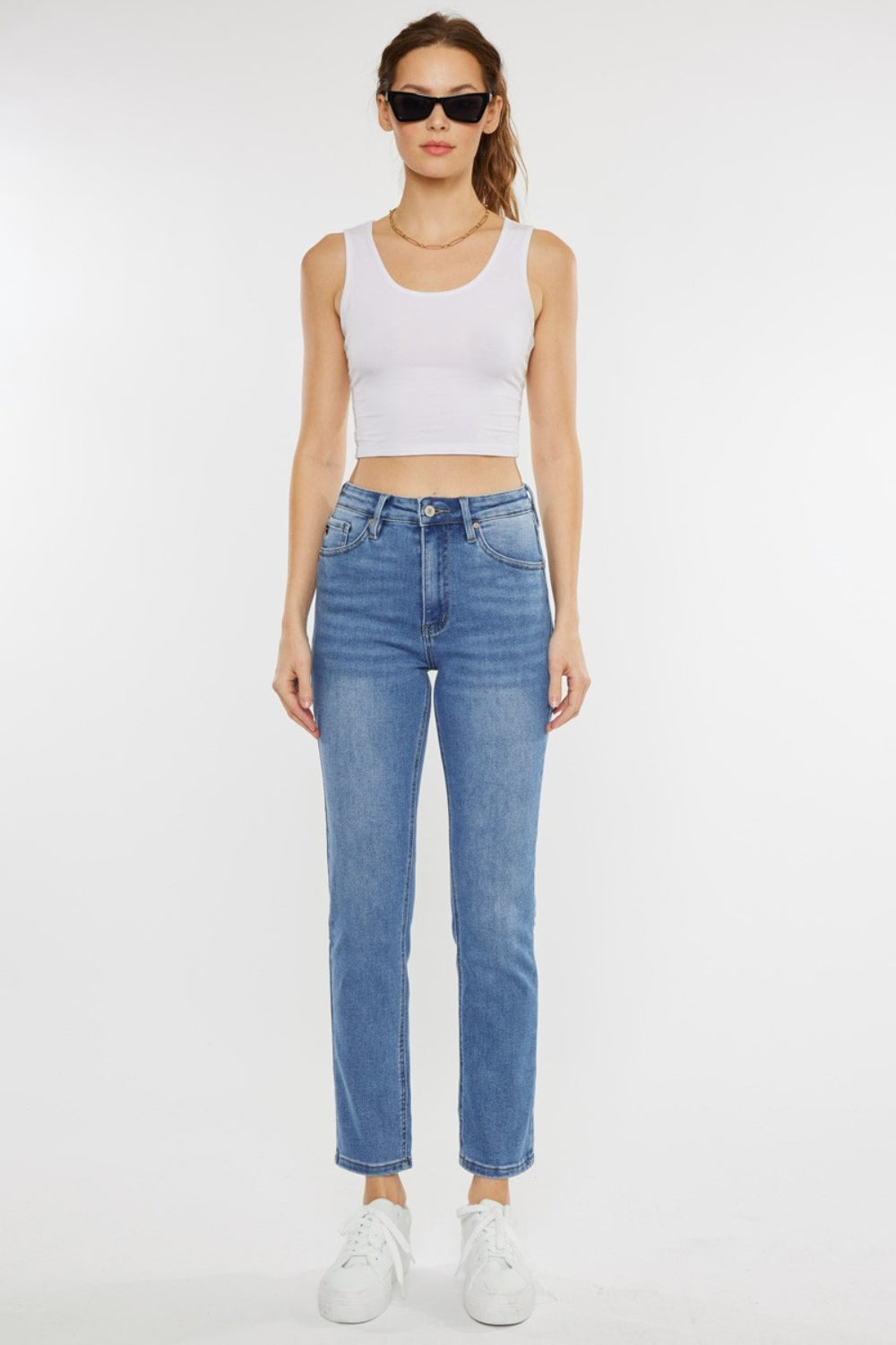 Cat's Whiskers High Waist Jeans