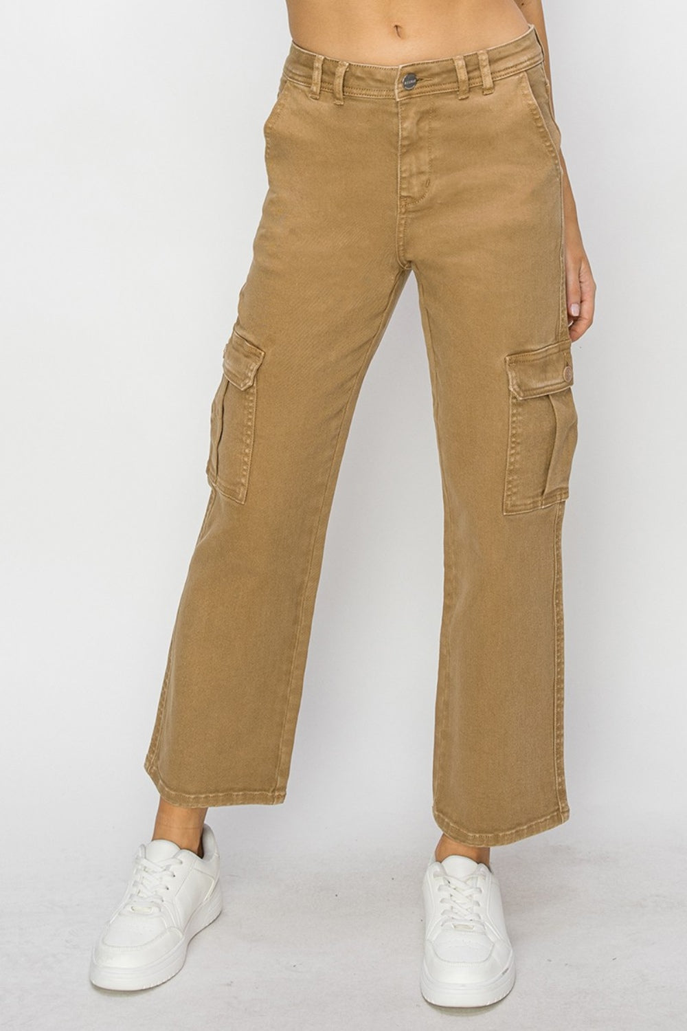 High Rise Cargo Jeans