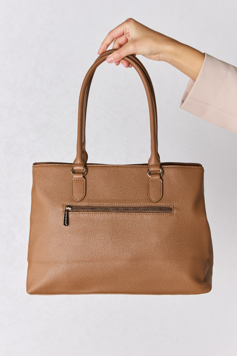 Structured Leather Handbag