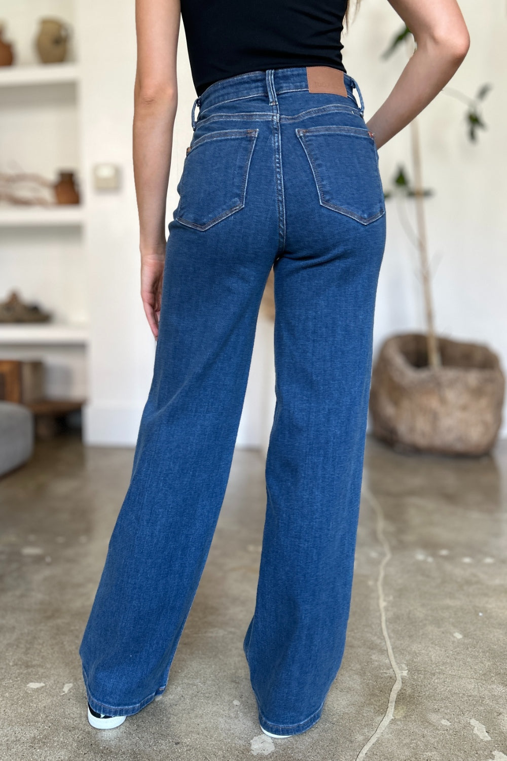 High Rise Straight Jeans