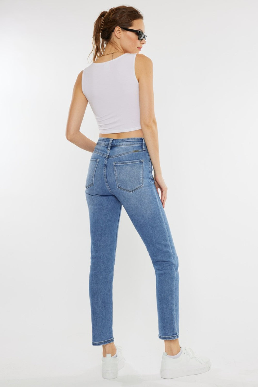 Cat's Whiskers High Waist Jeans