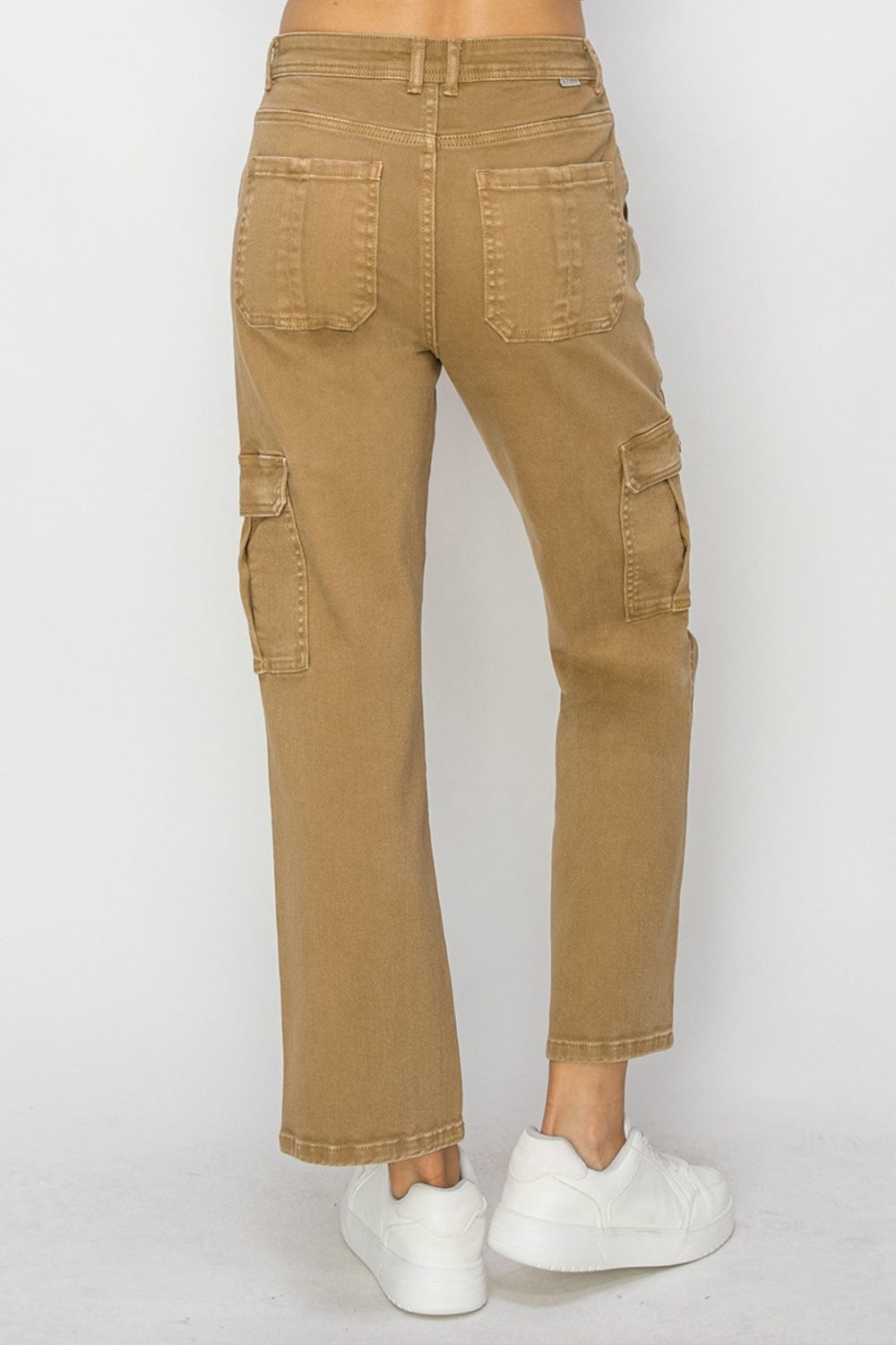 High Rise Cargo Jeans