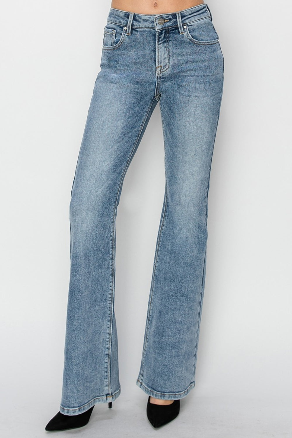 Mid Rise Bootcut Jeans