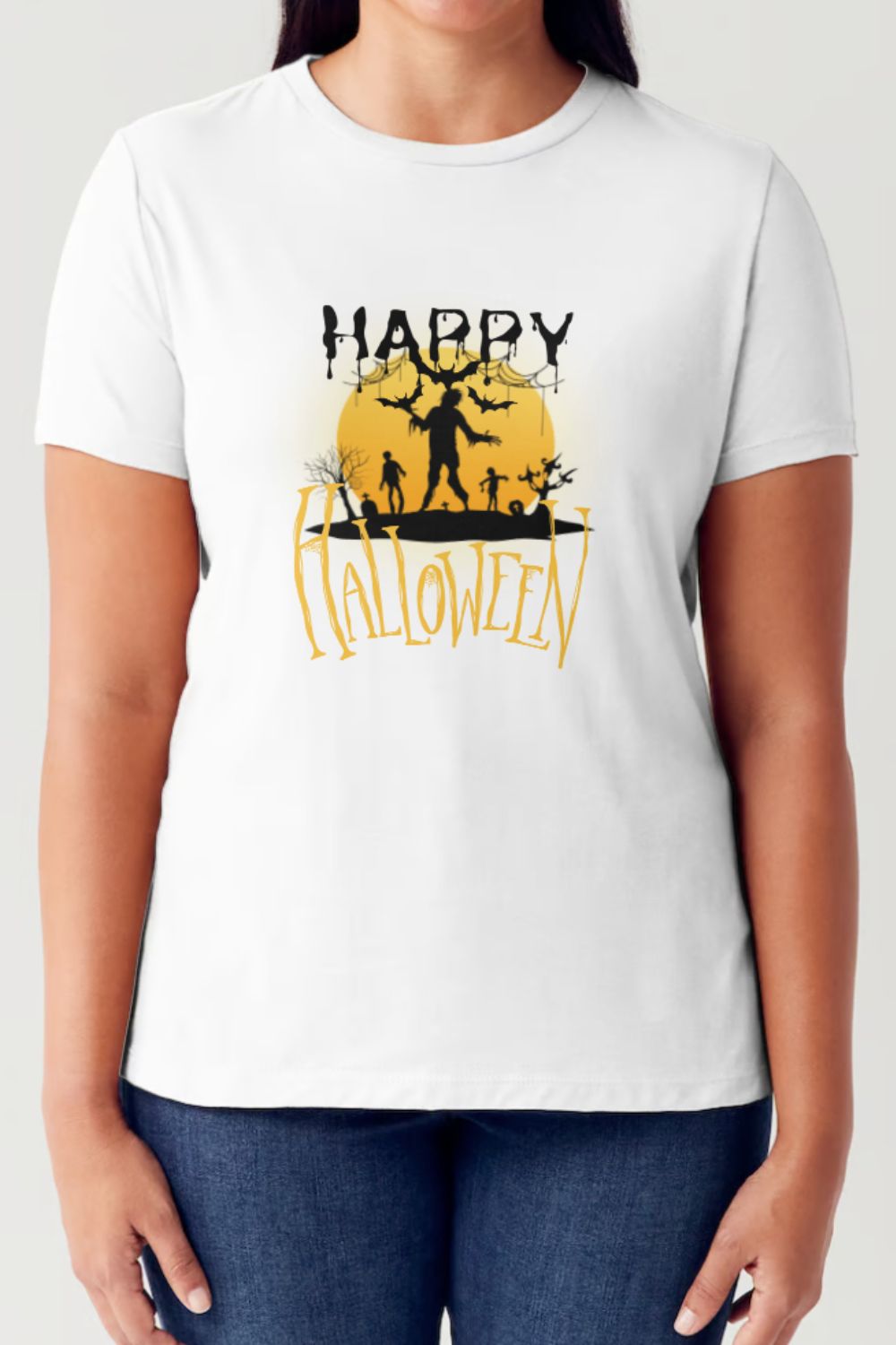 HAPPY HALLOWEEN Short Sleeve T-Shirt