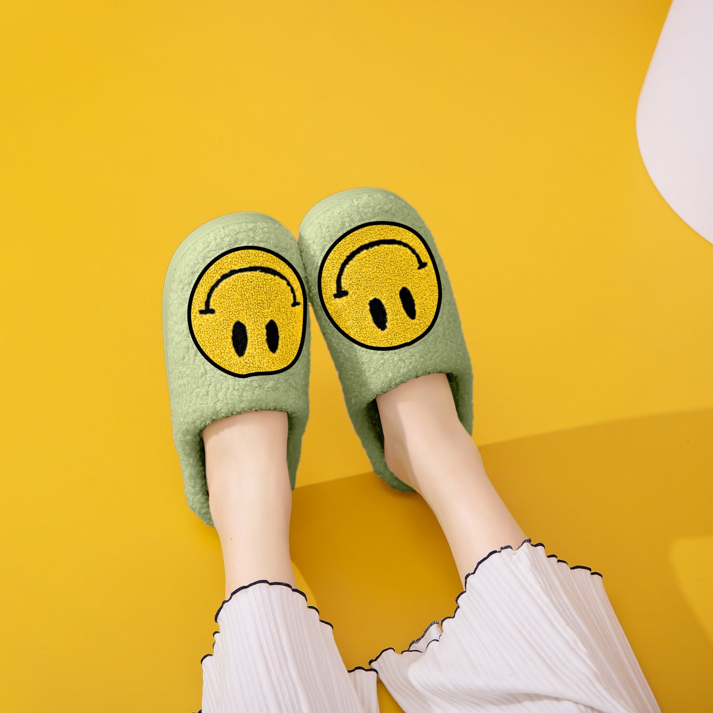 Smiley Face Slippers