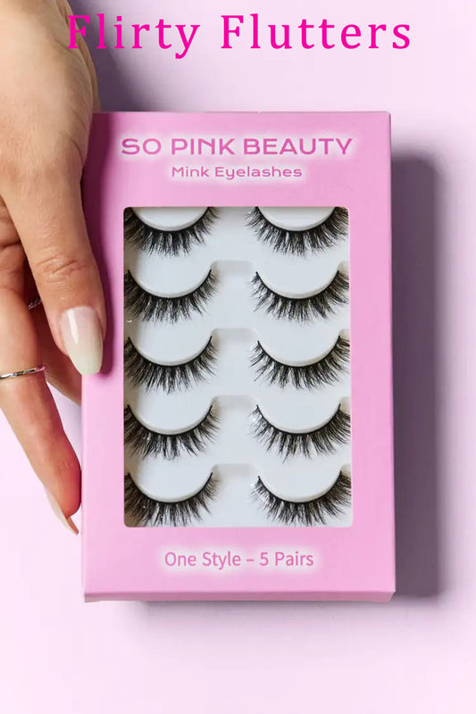 Mink Eyelashes 5 Pairs