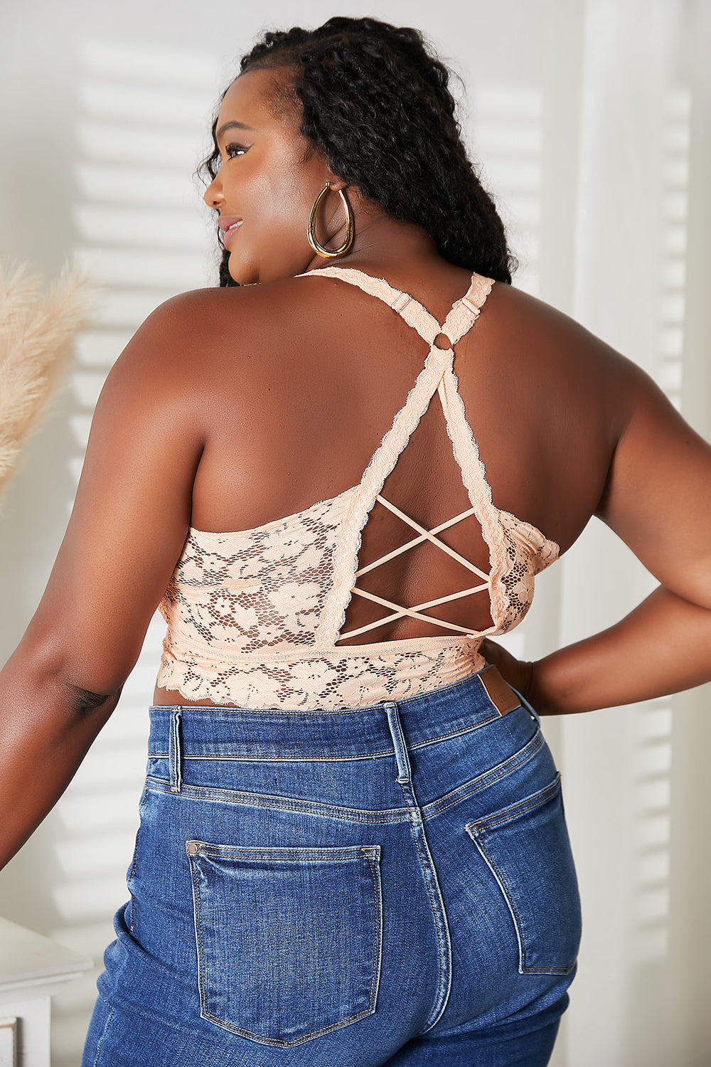 Crisscross Lace Bralette